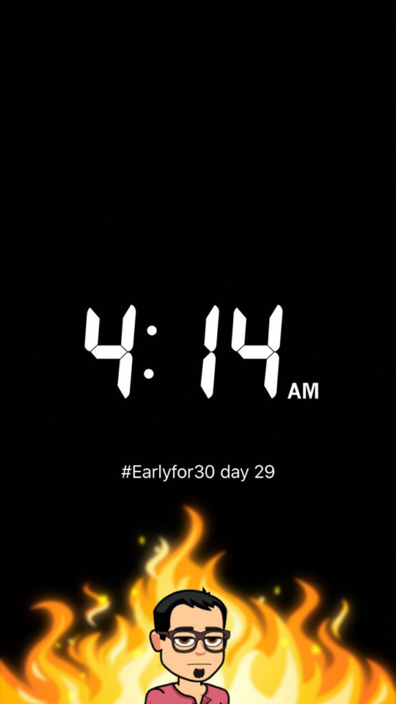 Early Riser for 30 days