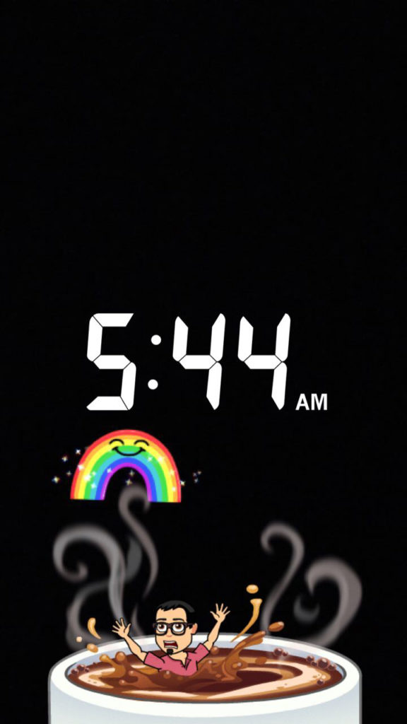 Wake up late productive