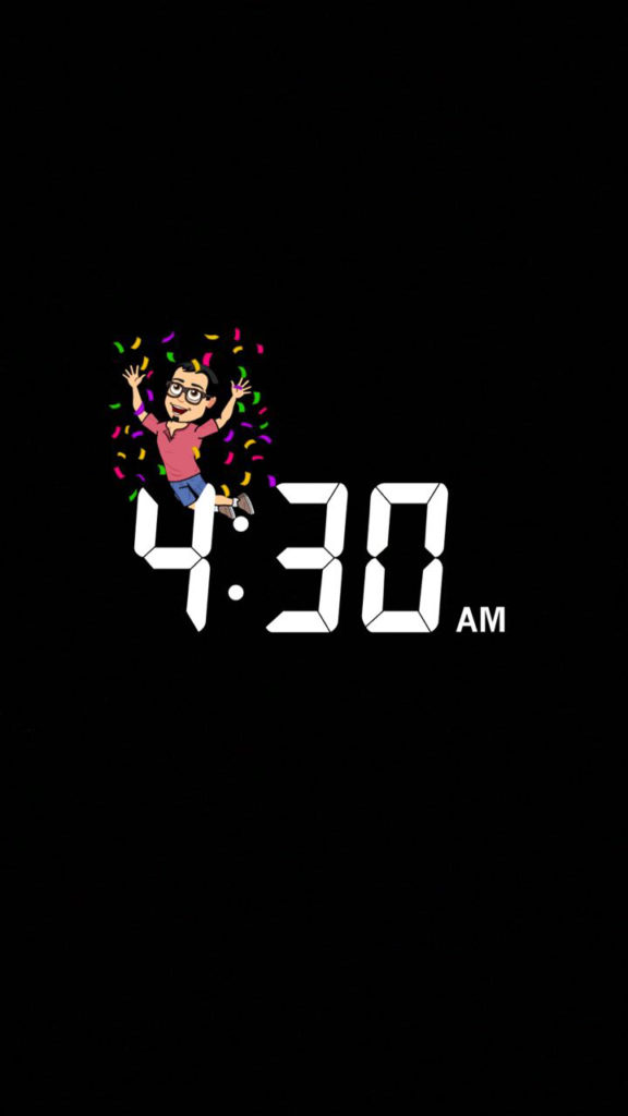 woke up